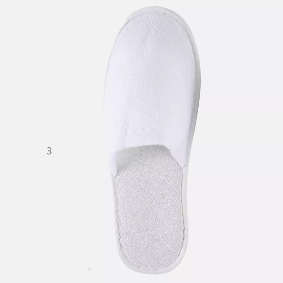 HygoNorm 55516, Classic Polyester Slippers, Closed, White, image 3, gallery thumbnail
