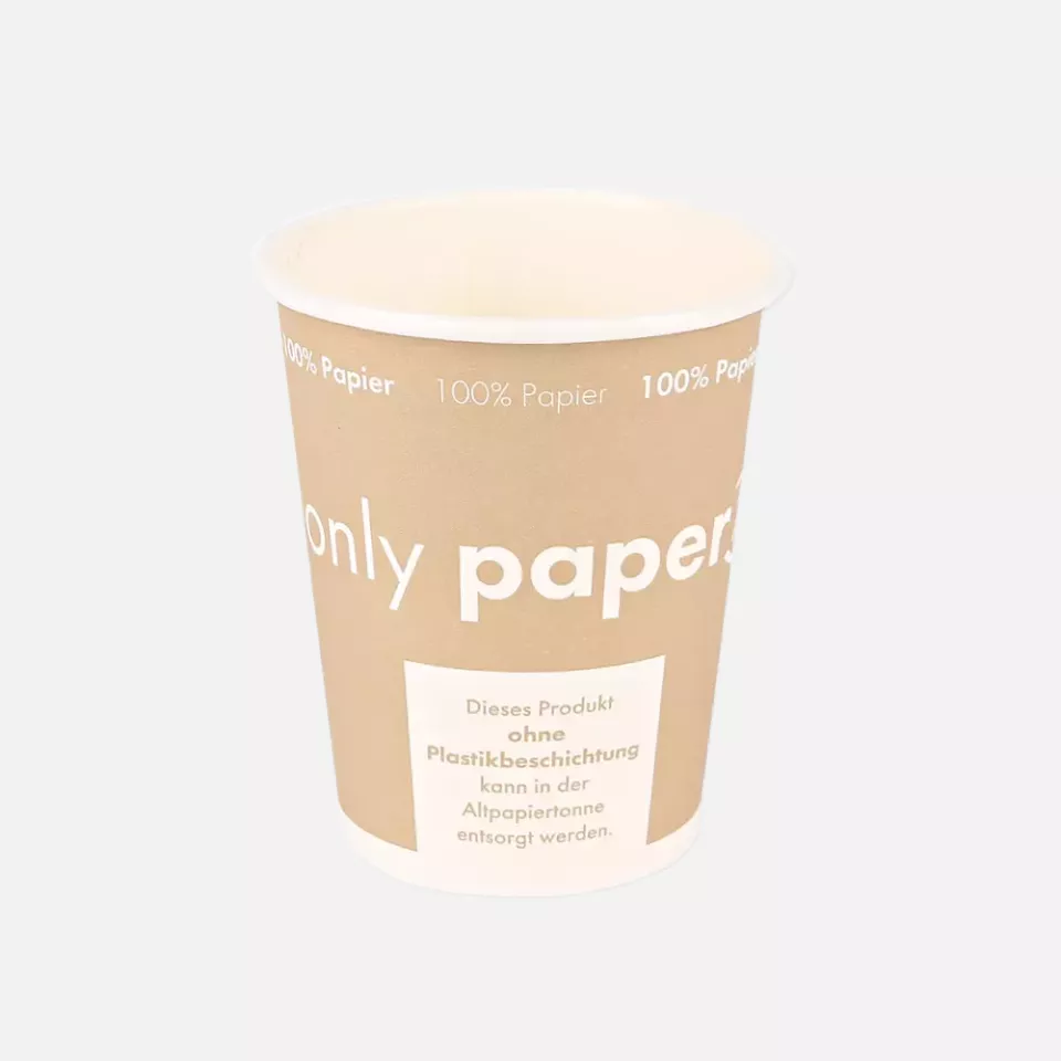 NATUREStar 403083, Organic Paper Coffee Cups, 200 ml / 8 oz, ø 80 mm, image 1, gallery thumbnail