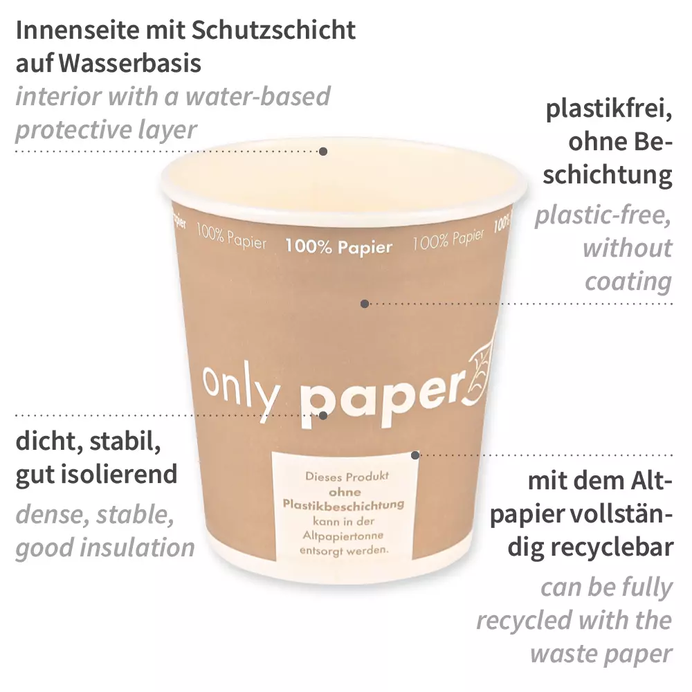 NATUREStar 418235, Bio-Hartpapier-Suppenbecher, 200 ml, ø 90 mm, image 3