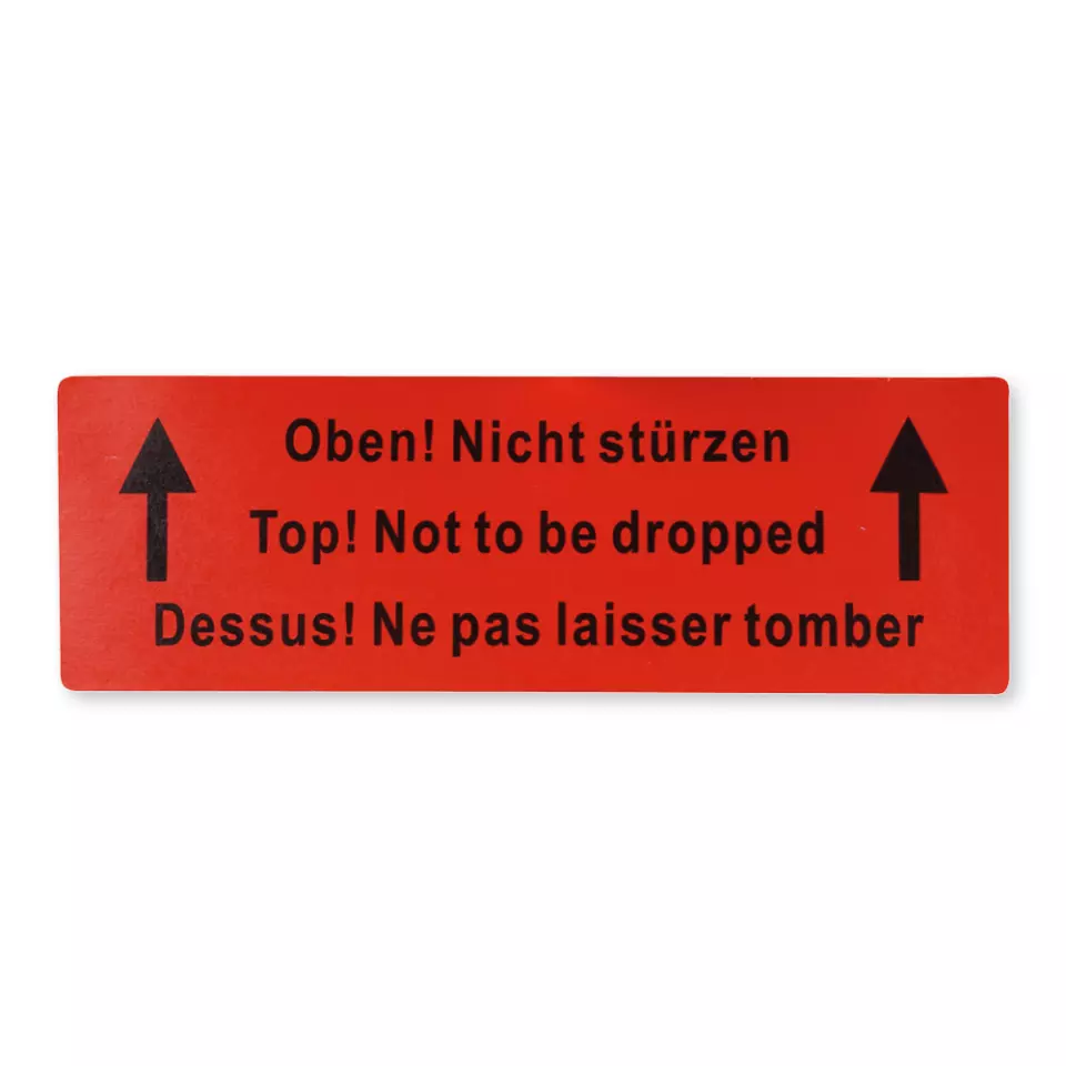 Franz Mensch 954001, Arrows Oben Paper Labels, Orange, image 1, gallery thumbnail