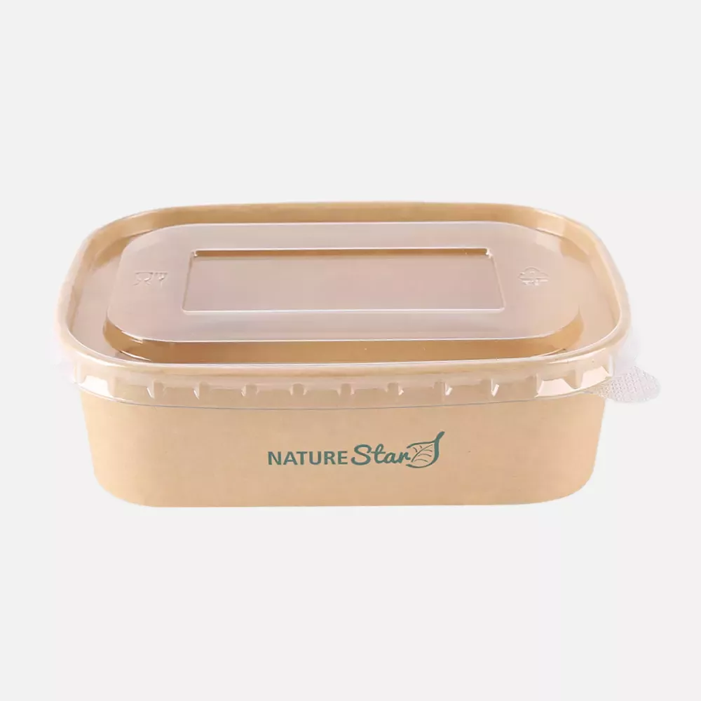 NATUREStar 417465, Takeaway Organic Kraft Paper/PE Trays, 650 ml, 172 x 120 x 50 mm, FSC®-mix, image 5