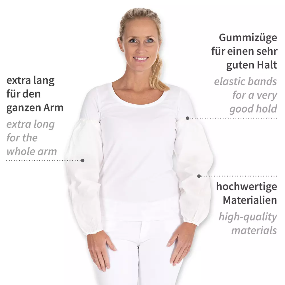 HygoStar 2830, Airlaid/PE Oversleeves, White, image 2