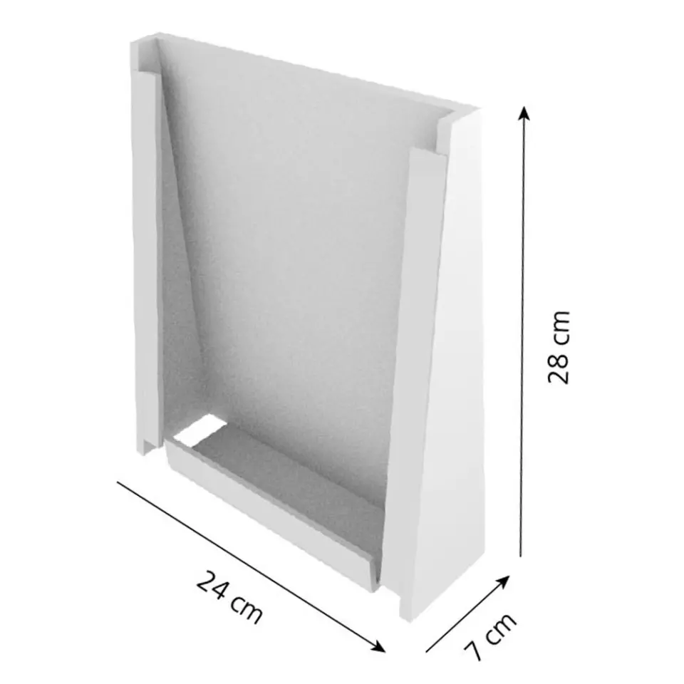 Hygostar 88945, Disposable Glove Bag Dispenser Holder, Stainless Steel, image 2, gallery thumbnail