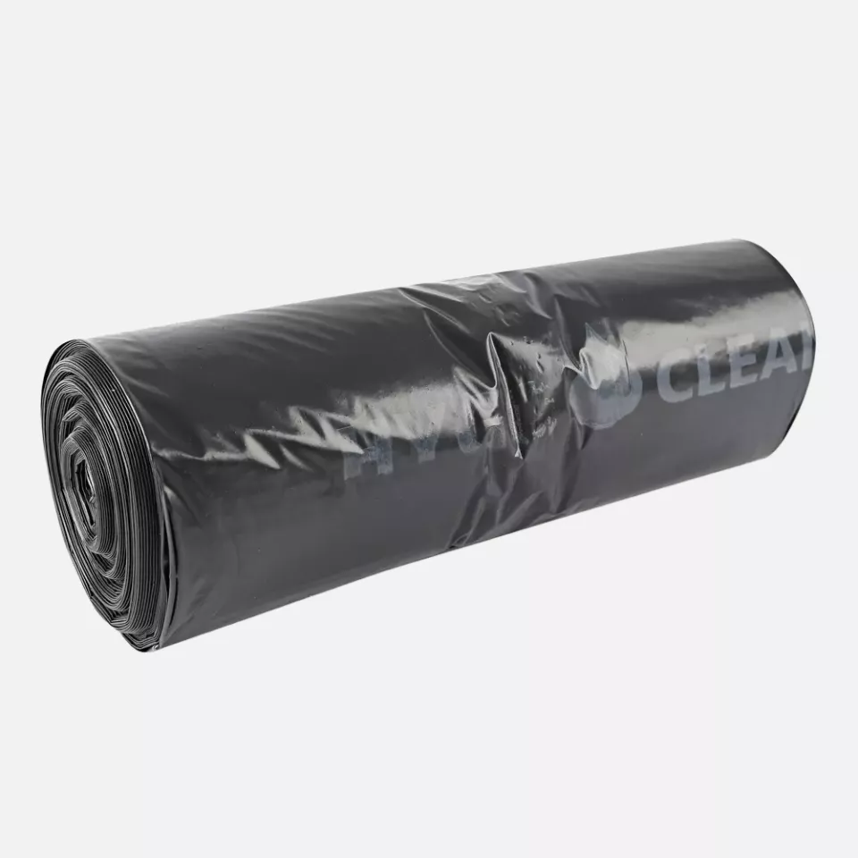 HygoClean 32443, Premium LDPE Waste Bags, 160 l, Black, Roll, image 2, gallery thumbnail