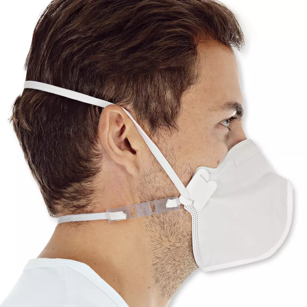 Franz Mensch 29353, FFP3 NR PP Respirators, Vertically Foldable, image 3