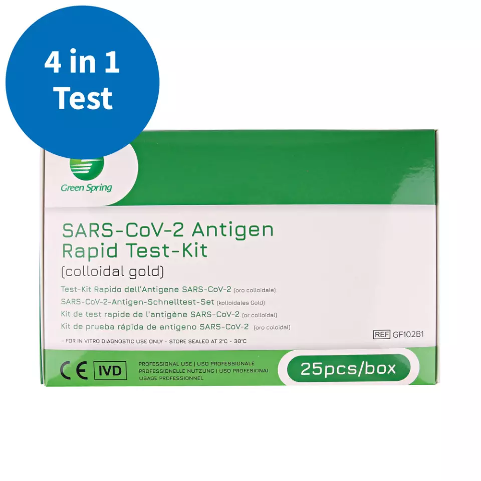 Franz Mensch 315083, Green Spring SARS-CoV-2 Antigen Rapid Test Kit (Colloidal Gold), Anterior Nasal, image 4, gallery thumbnail