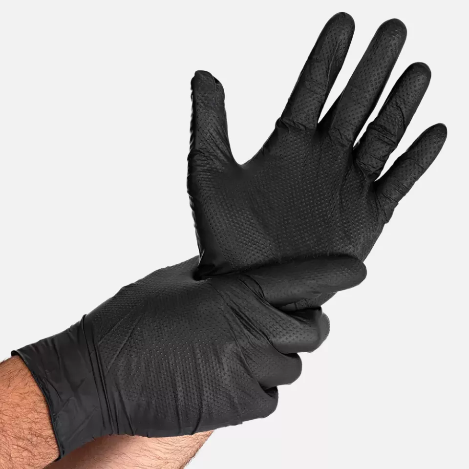 HygoStar 270708, Diamond Grip Nitrile Gloves, Powder-free, image 1, gallery thumbnail