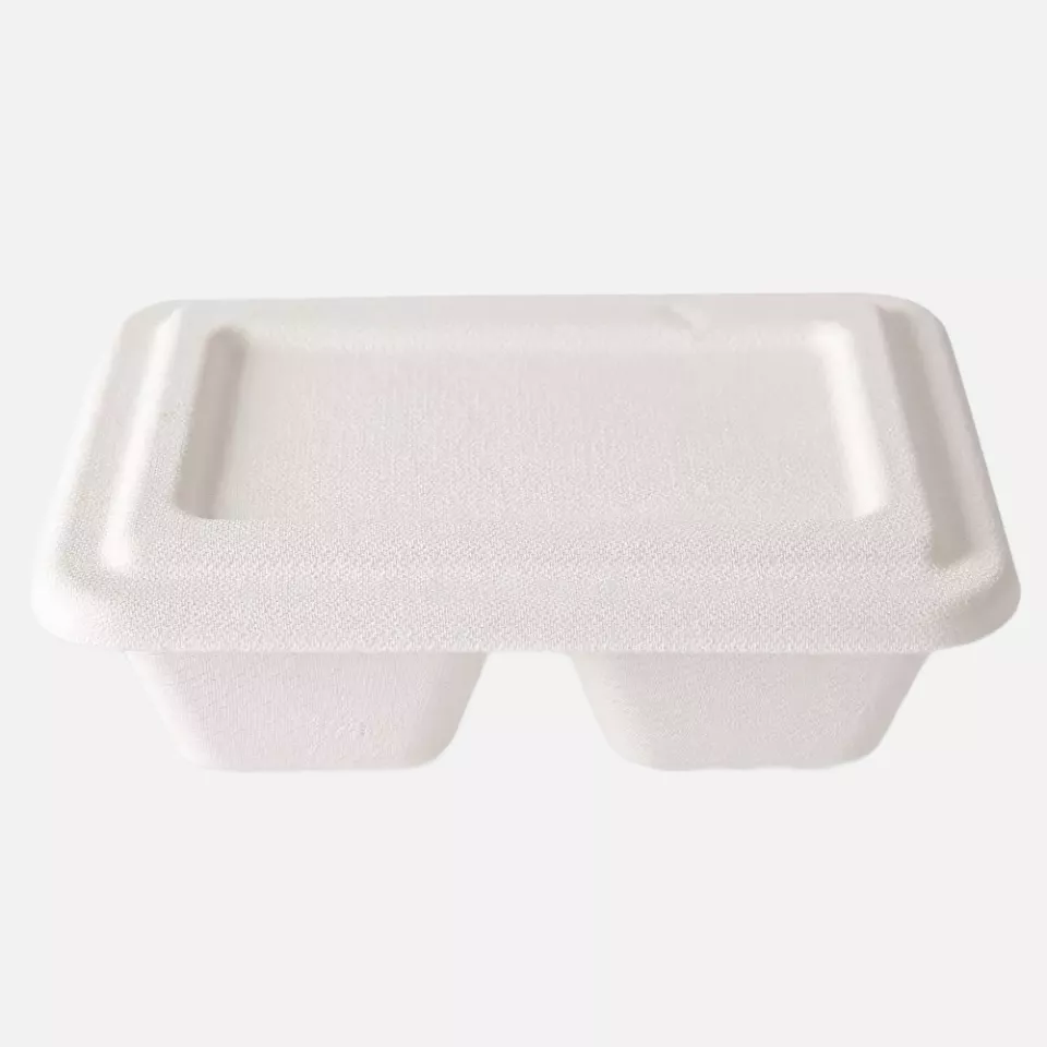 NATUREStar 41153, Organic Trays, 2 Compartments, Bagasse, 180 x 122 x 53 mm, 630 ml, image 5, gallery thumbnail