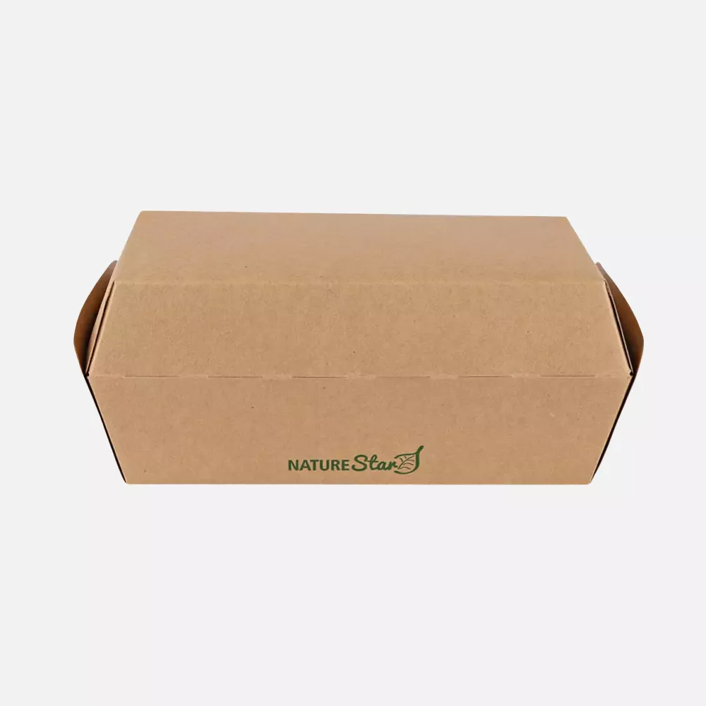 NATUREStar 417418, Club Organic Sandwich Boxes, 177 x 91 x 85 mm, Kraft Paper/PE, FSC®-Mix, image 3