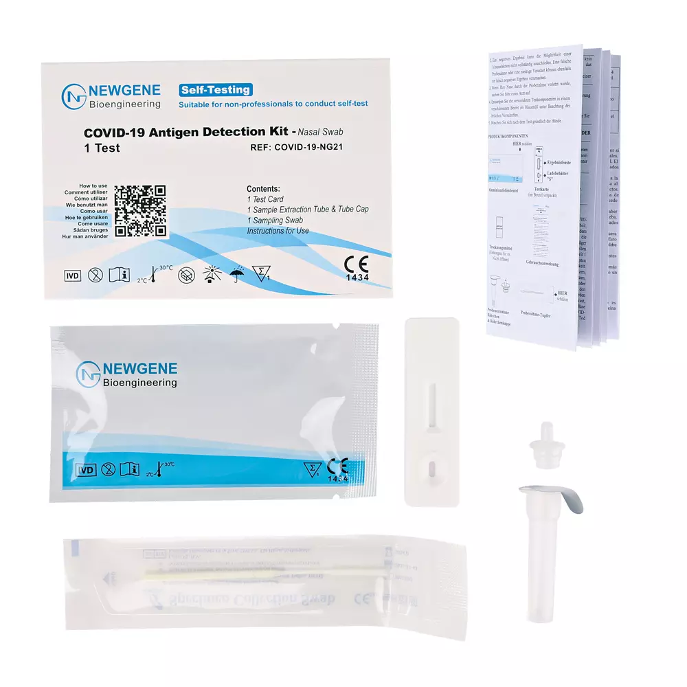Franz Mensch 315041, Newgene SARS-CoV-2 Antigen Rapid Test Kit, Nasal Swab (Anterior Nasal), image 3