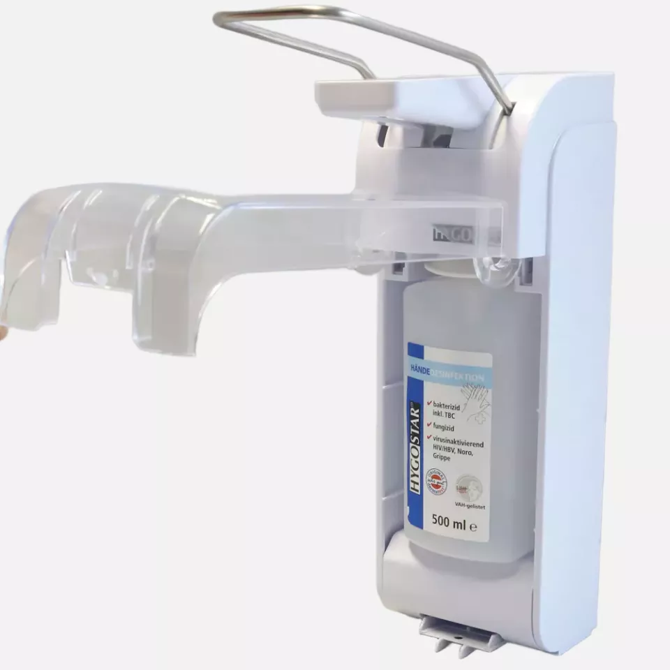 HygoClean 88841, Euro Universal Plastic Dispenser with Arm Lever, image 3, gallery thumbnail