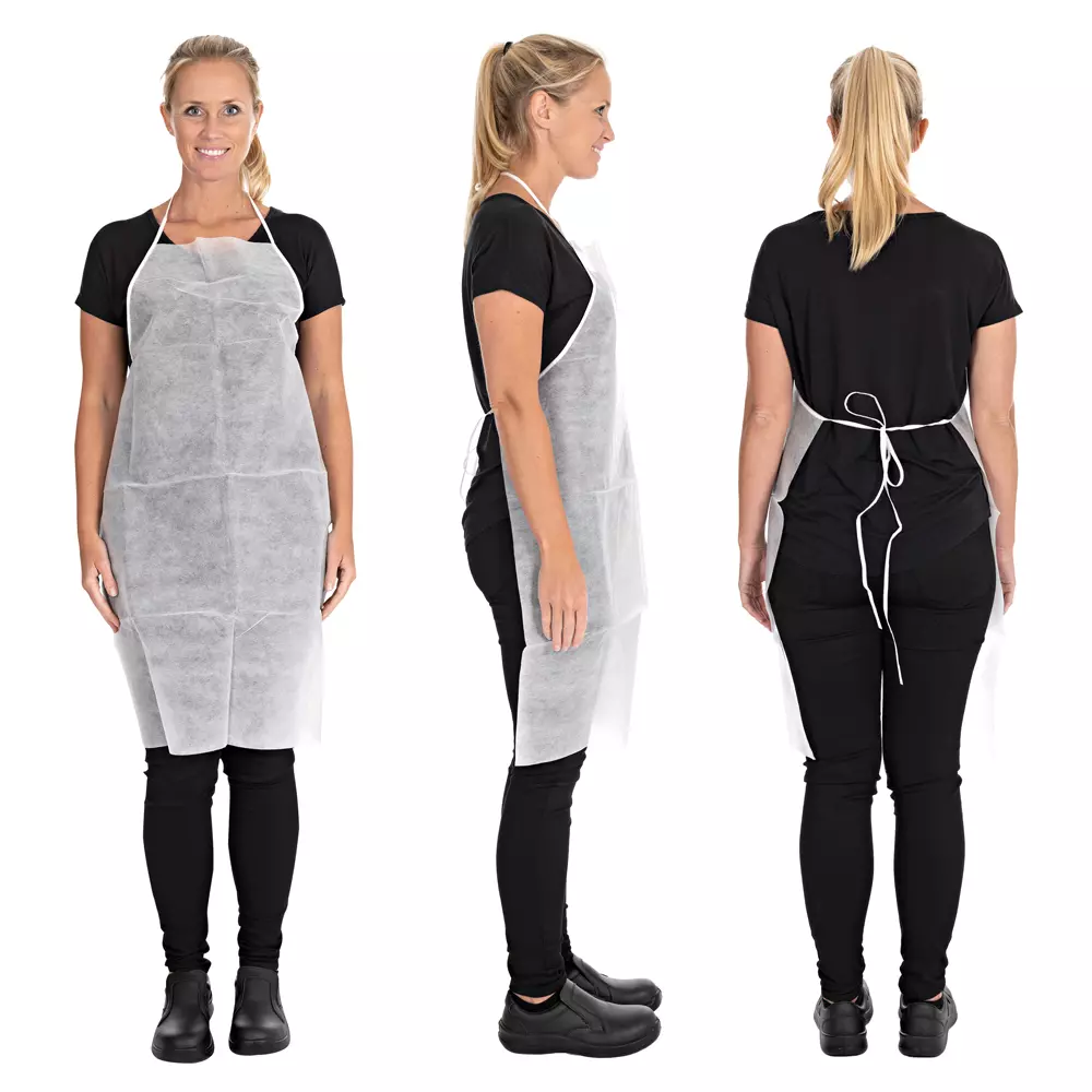 HygoStar 2018, Disposable PP Aprons, 90 x 70 cm, White, image 4