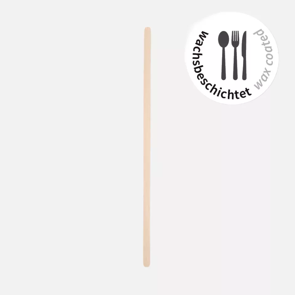 NATUREStar 388542, Organic Wood Stirrers, 155 mm, FSC® 100%, Wax Coated, image 1, gallery thumbnail
