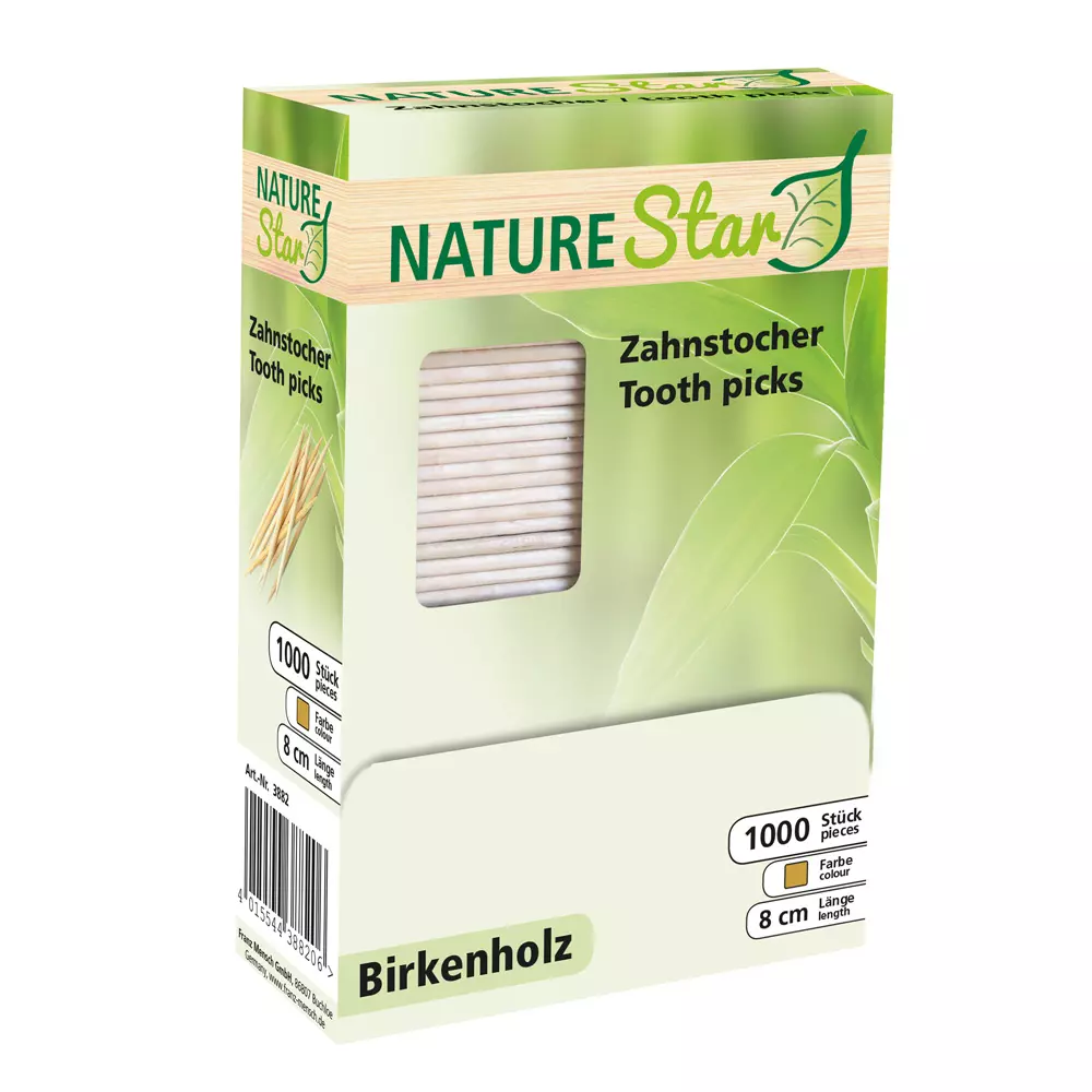 NATUREStar 3882, Organic Wood Toothpicks, 80 mm, image 8