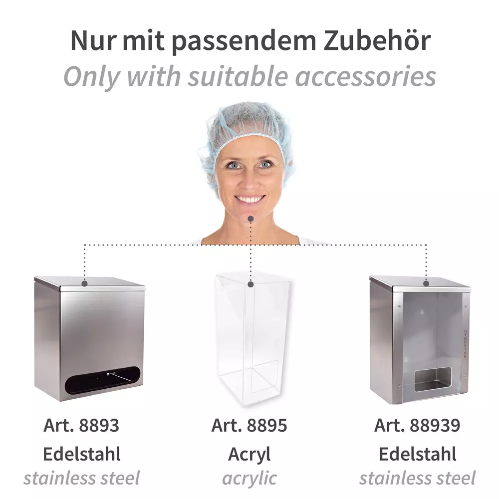 HygoNorm 12608, PP Bouffant Caps, Light, image 8