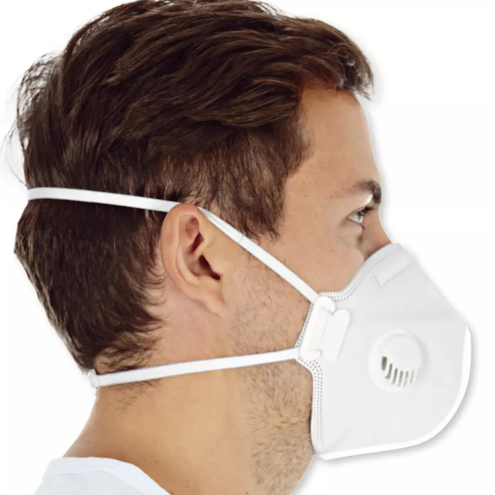 HygoStar 29350, FFP3 NR PP Respirators with Valve, Vertically Foldable, image 3