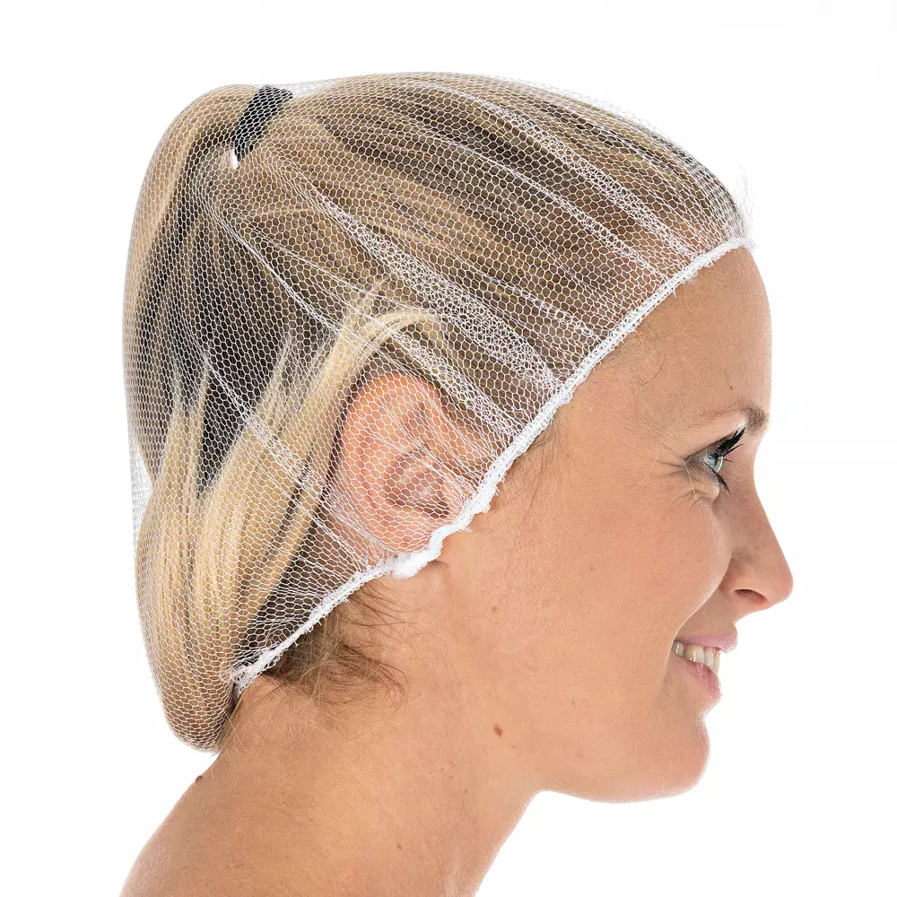 HygoStar 12471, Honeycomb Nylon Bouffant Caps, ø 60 cm, White, image 3