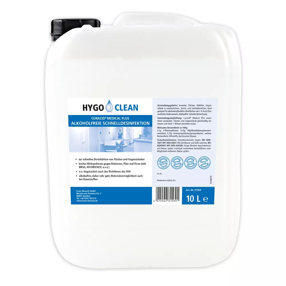 HygoClean 31568, Non-Alcoholic Disinfectant, 5l, image 2