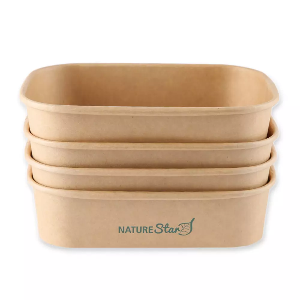 NATUREStar 417410, FSC®-mix Organic Takeaway Trays, Kraft Paper/PE, 172 x 120 x 75 mm, 1000 ml, image 5