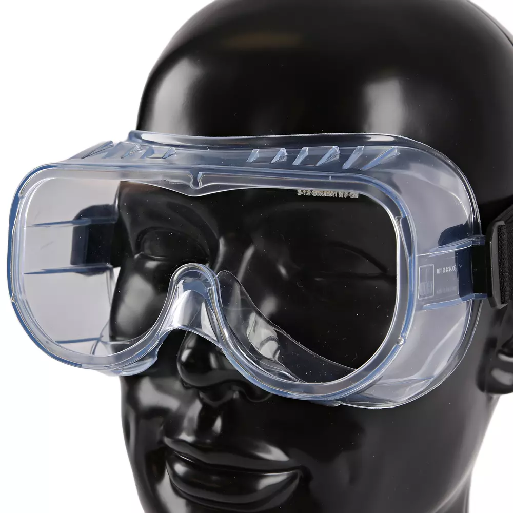 HygoStar 85100, Universal Full View Ventilated PVC Safety Goggles, White, image 5