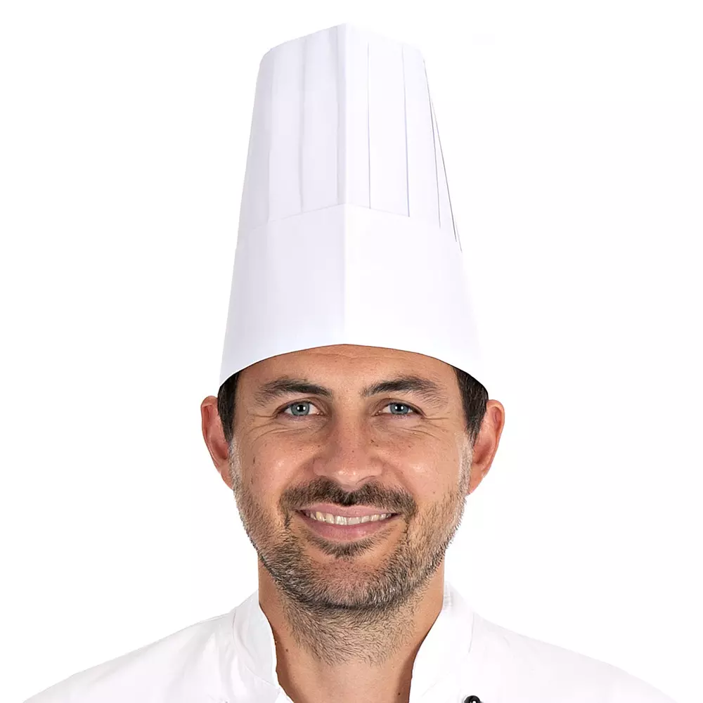 HygoStar 0193, Le Chef Paper Chef's Hats, 20 cm, White, image 1