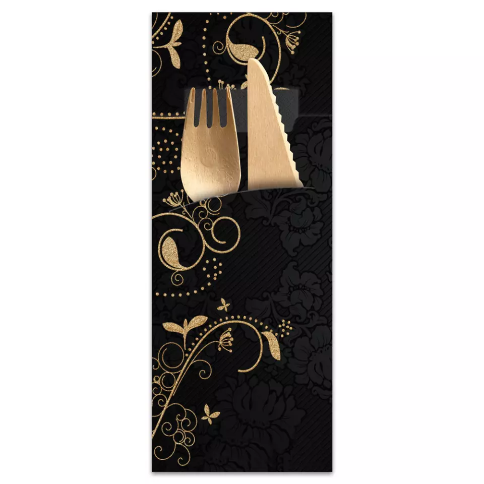 HygoStar 30610, Eleganza Paper Cutlery Pouches, FSC®-mix, image 4, gallery thumbnail