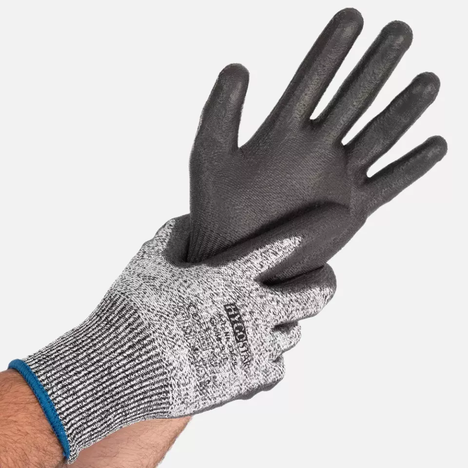 HygoStar 33609, Safe Cut Protection Gloves, PU Coating, image 1, gallery thumbnail