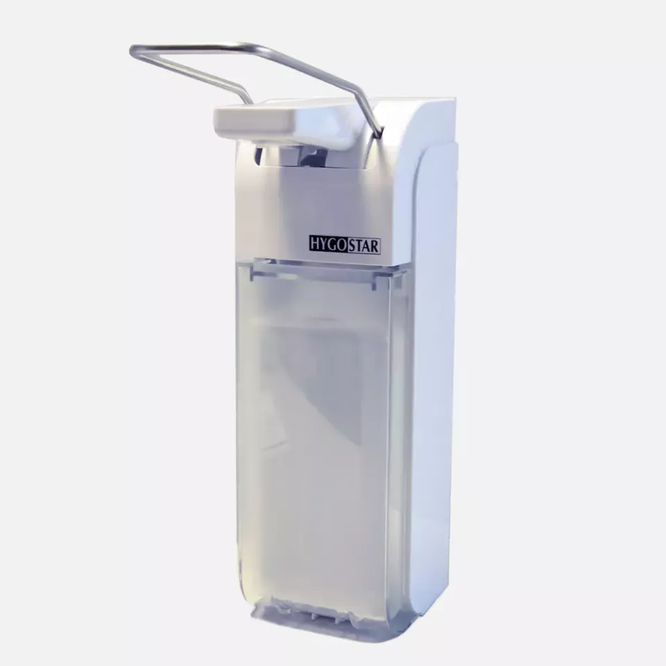 HygoClean 88841, Euro Universal Plastic Dispenser with Arm Lever, image 1, gallery thumbnail