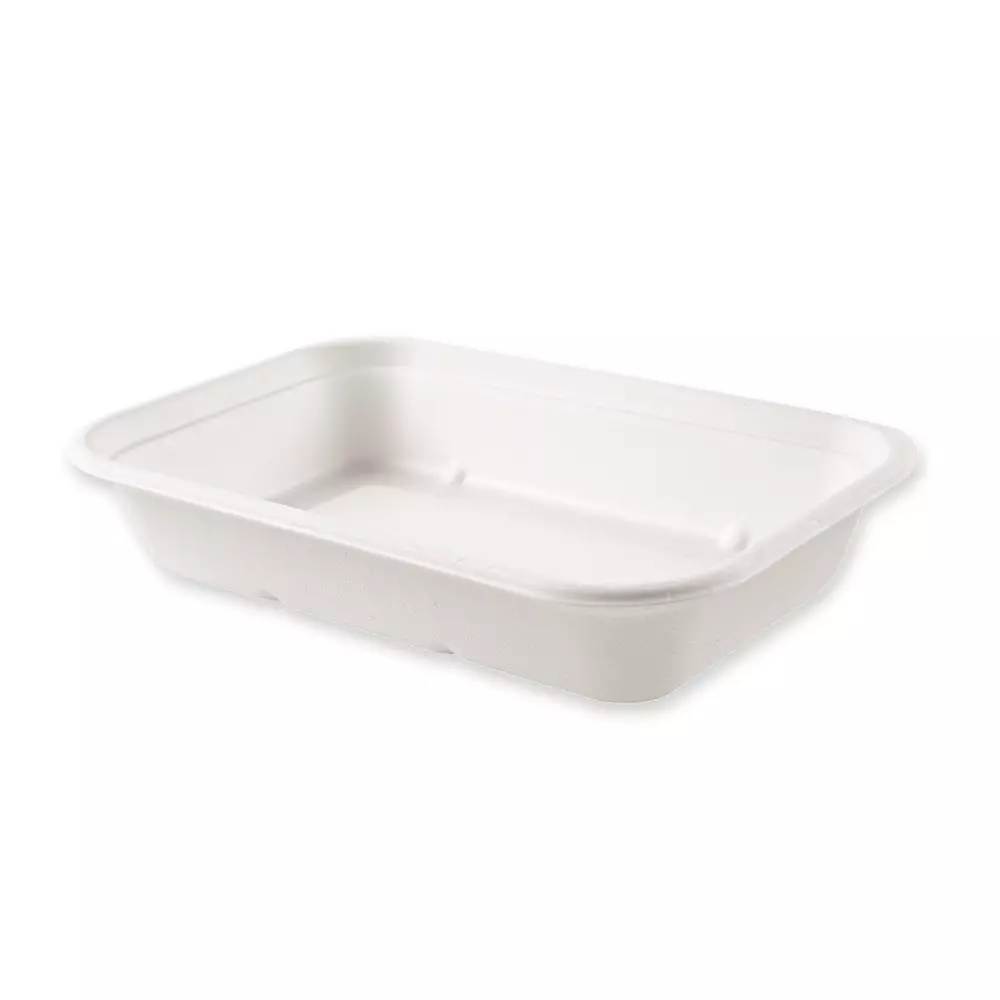 NATUREStar 41171, Puro Organic Bagasse Trays, 212 x 140 x 38 mm, 750 ml, image 1