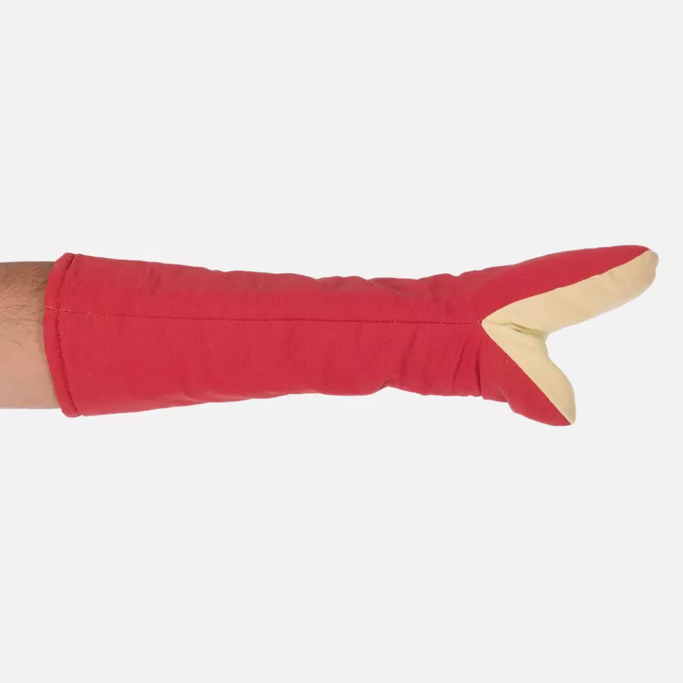 HygoStar 3321, Ovenstar Canvas Oven Gloves, 44 cm, Red, image 4, gallery thumbnail