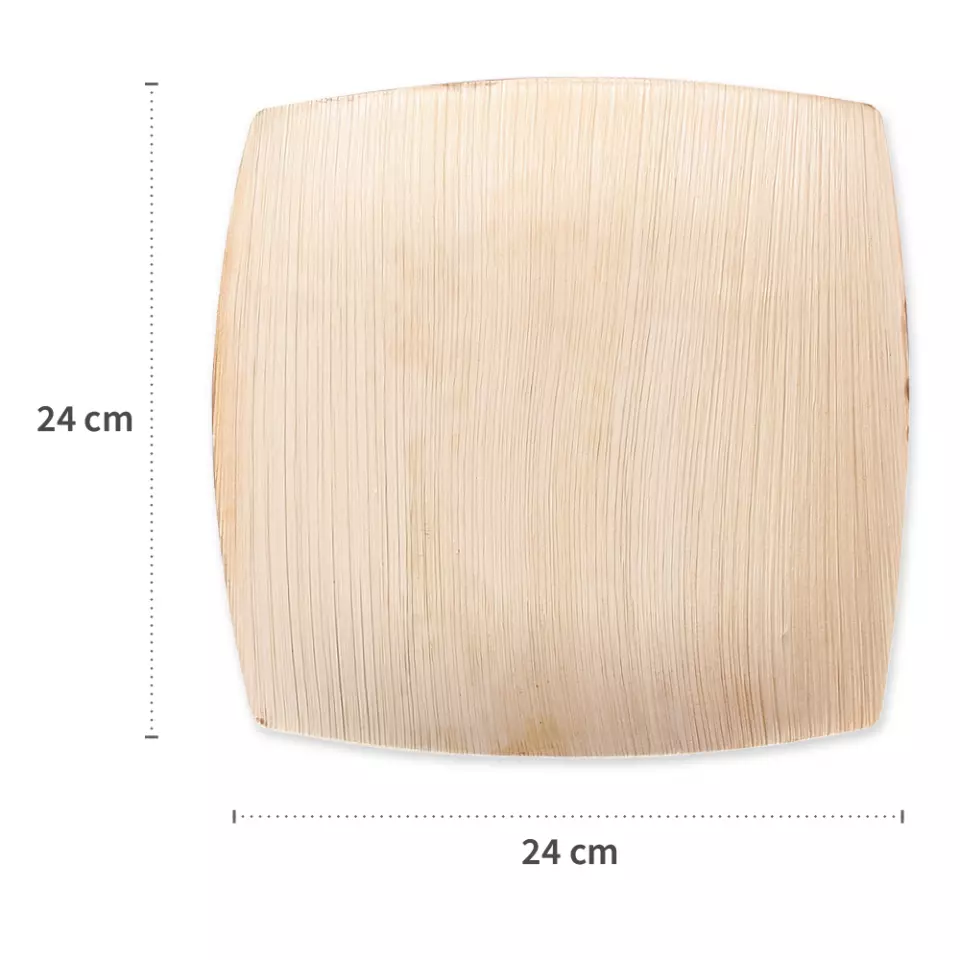 Franz Mensch 410627, Bio-Palmblatt-Teller, 240 x 240 mm, Quadratisch, image 6, gallery thumbnail