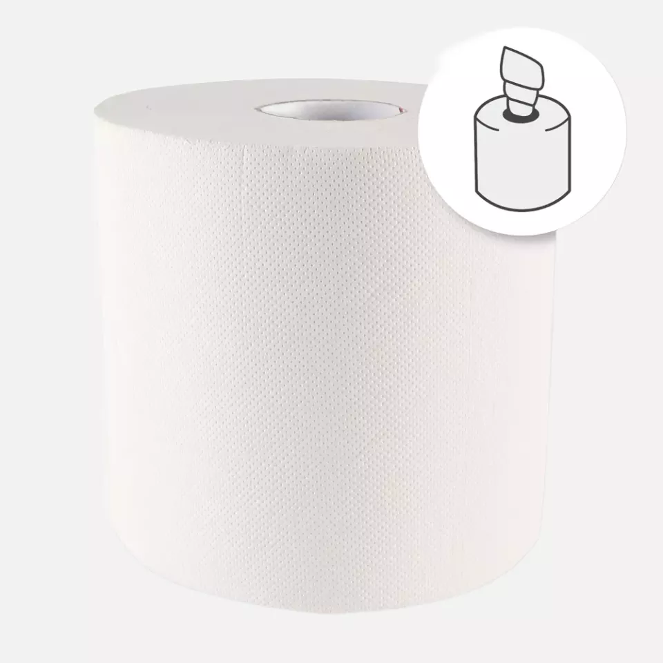 HygoClean 304120, 2-lagige Centerfeed FSC®-Mix Papierhandtuchrollen, Weiß, image 1, gallery thumbnail