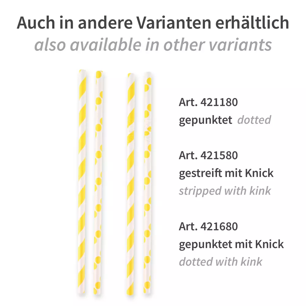 NATUREStar 421000, Klassische Papierstrohhalme, FSC®-mix Organic, image 4