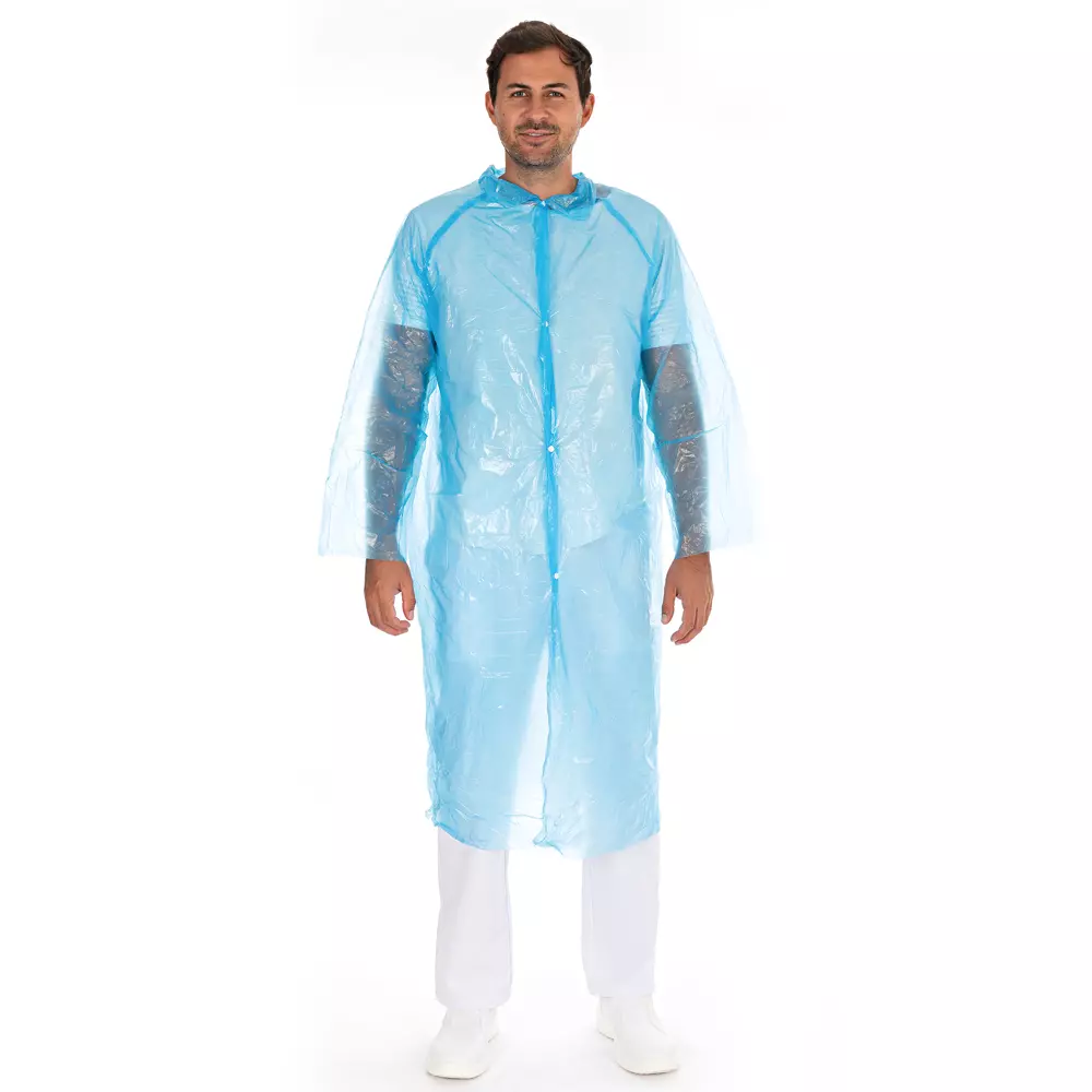 HygoStar 2732, Visitor PE Gowns, Push Button, image 1