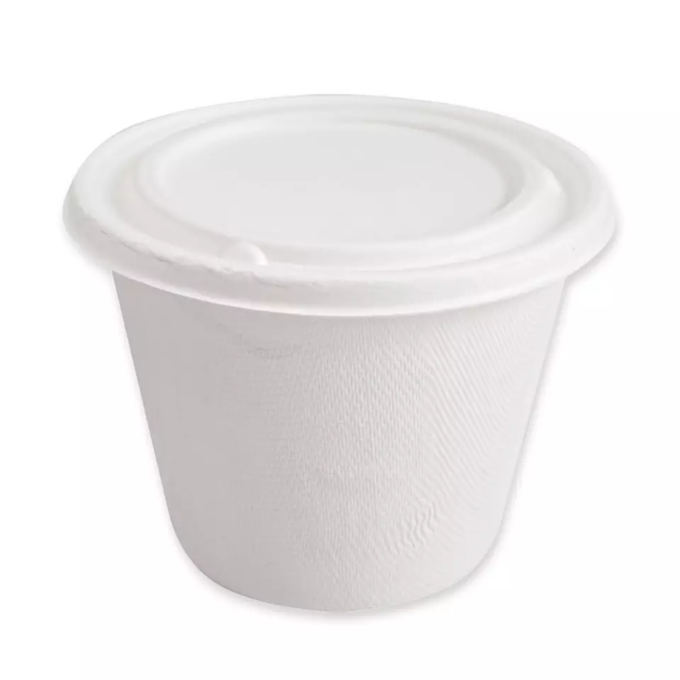 NATUREStar 41142, Organic Bagasse Soup Cups, 425 ml, Ø 105 mm, 77 mm deep, image 2, gallery thumbnail