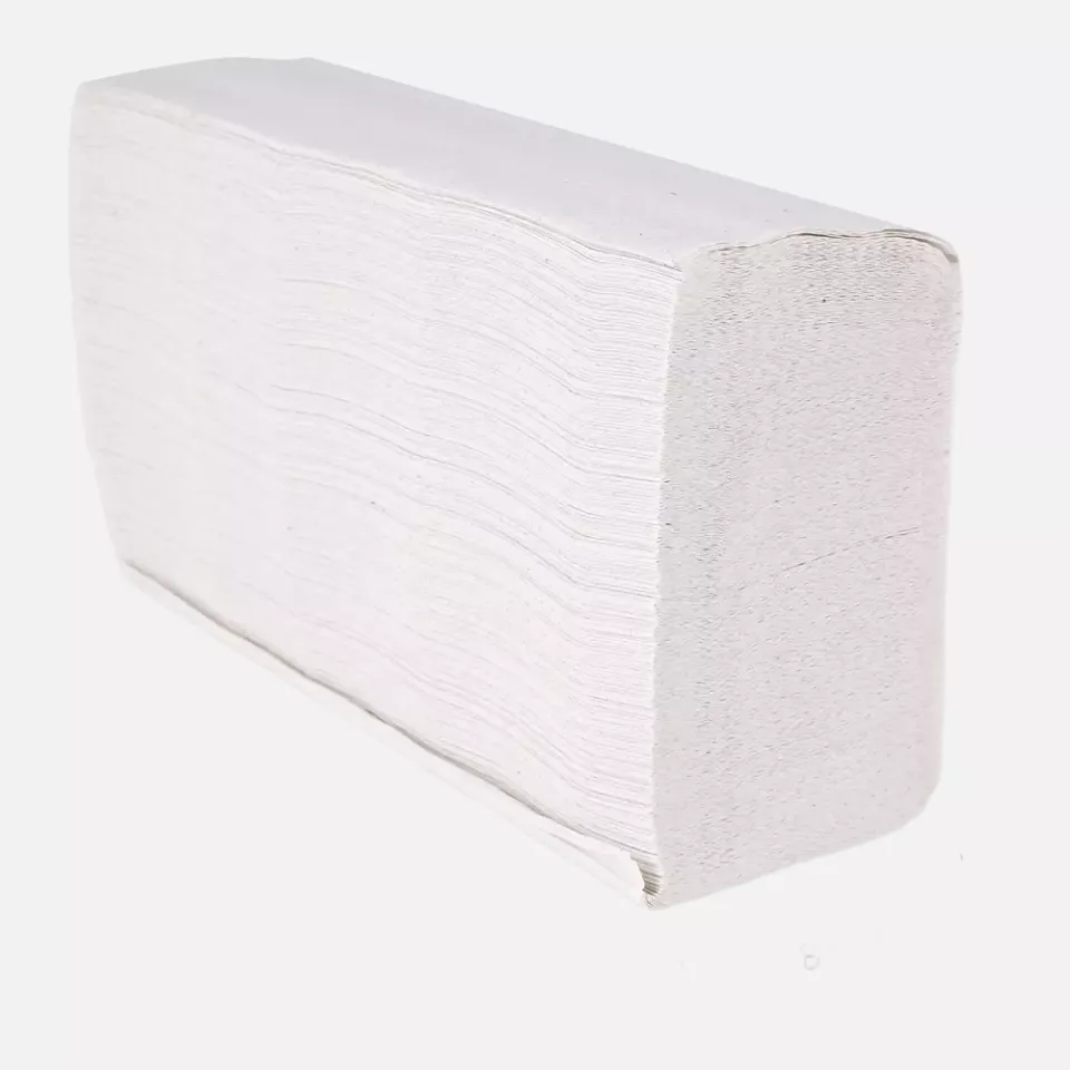 HygoClean 30409, 2-lagige Recycling-Papierhandtücher, Interfalz, Weiß, image 2, gallery thumbnail