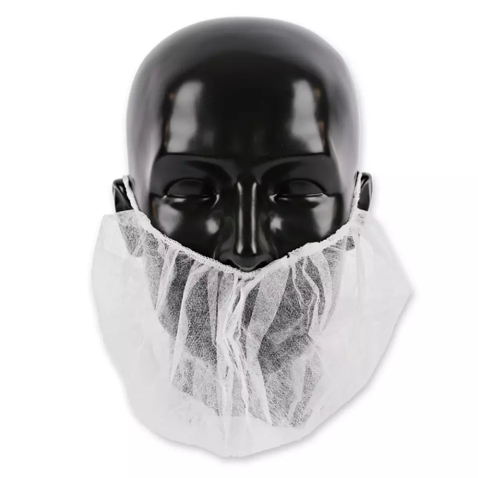 Hygostar 292206, PP Beard Cover with Earloops, Large, image 2, gallery thumbnail