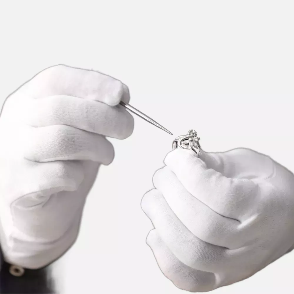 HygoStar 271133, Blanc Cotton Gloves, image 4