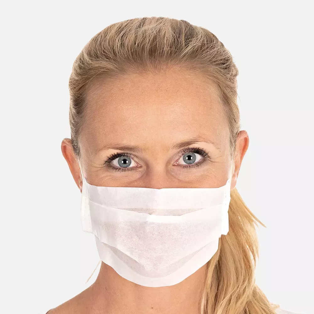 HygoNorm 29109, Civil Use Paper Face Masks, 1-ply, White, image 2