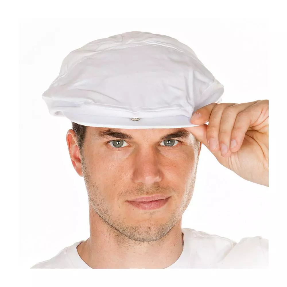 HygoStar 0031, Polycotton Butcher Caps, White