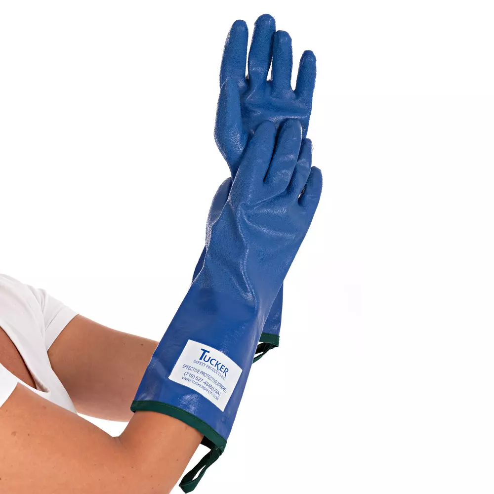 Franz Mensch 330205, Burnguard Multi SteamGuard™ Heat Protection Gloves, 35 cm, Blue, image 4