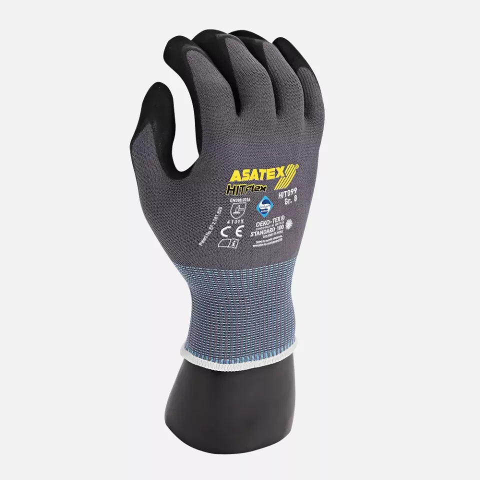 Franz Mensch 332935, Ergo Star Feinstrickhandschuhe, Nitril-Mikroschaum-Beschichtung, image 1, gallery thumbnail