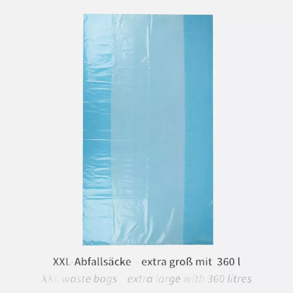 HygoStar 52236, LDPE Large Volume Waste Bags, 1430 x 820 mm, Blue, image 1