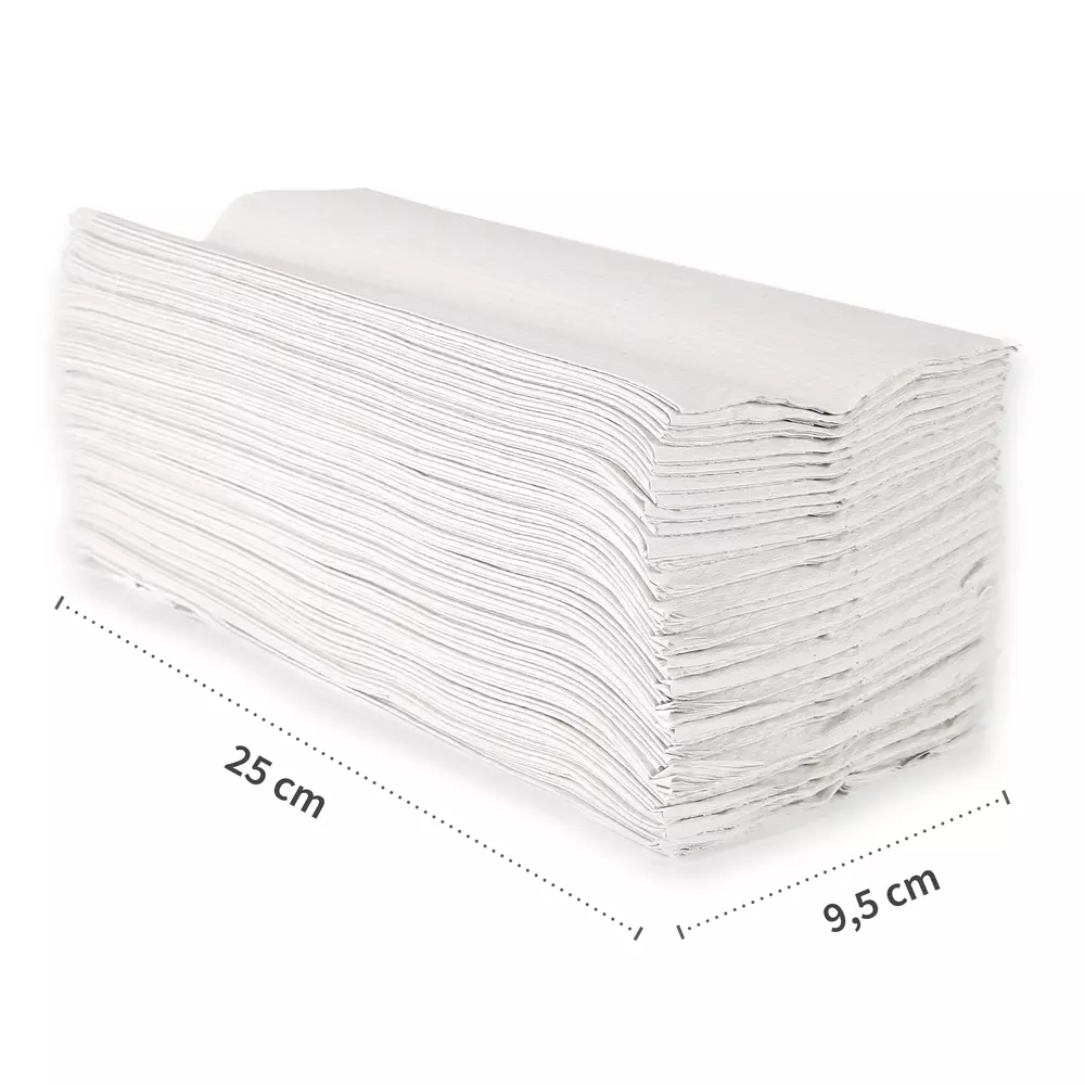 HygoClean 30464, Recycling-Papierhandtücher, 1-lagig, C-Falz, Weiß, image 5