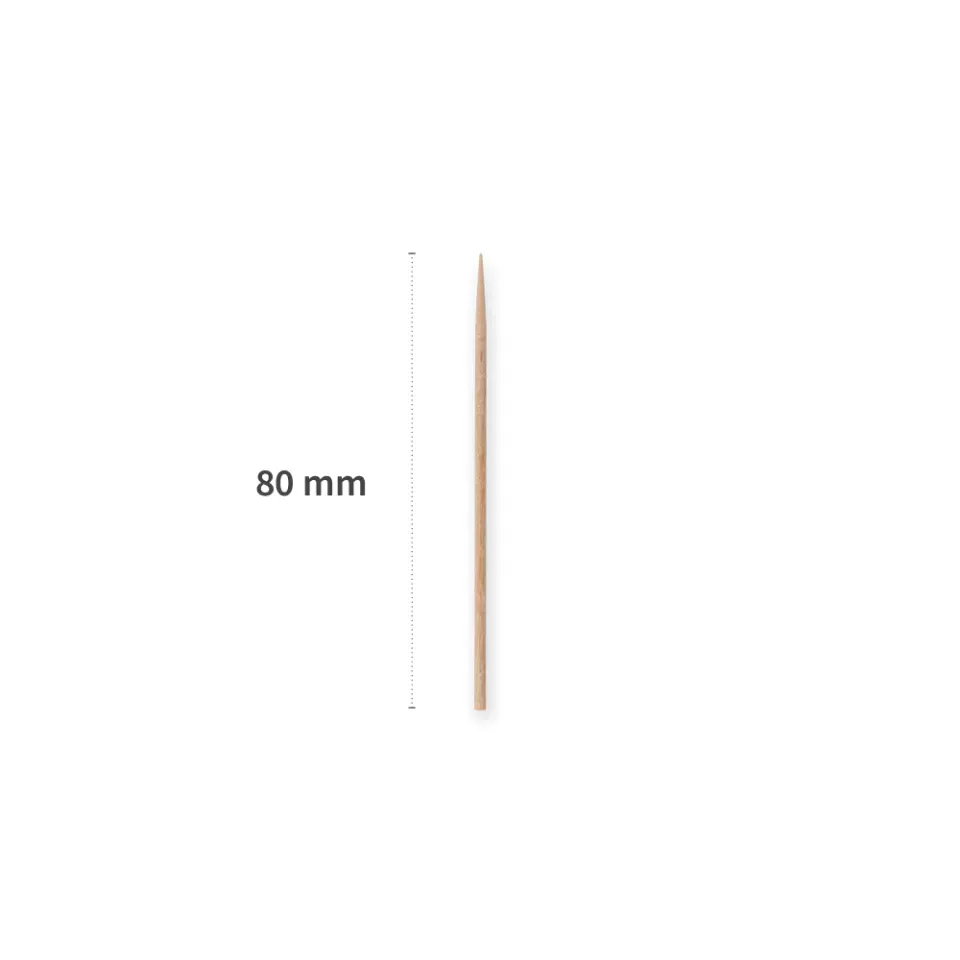 NATUREStar 3884, Organic Wood Roulade Skewers, Ø 2.2 mm, 80 mm (Loose in dispenser box), image 2, gallery thumbnail