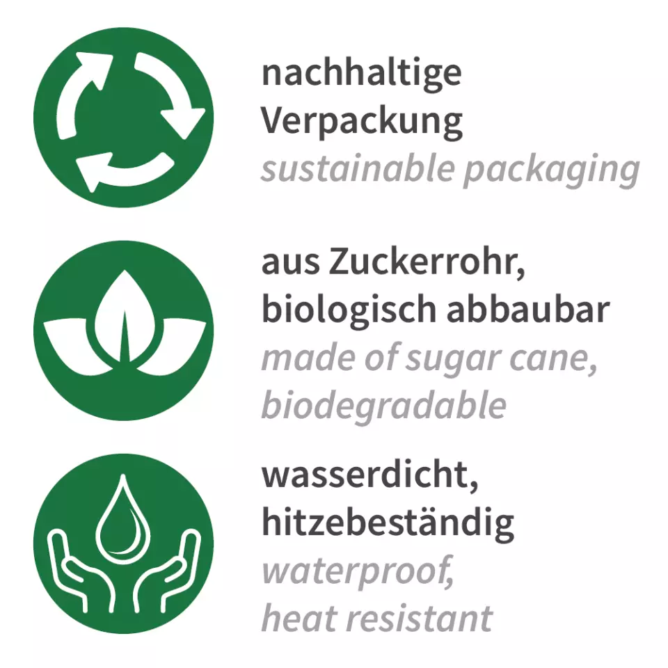 NATUREStar 412175, Organic Bagasse Menu Boxes with Hinged Lid, image 7, gallery thumbnail