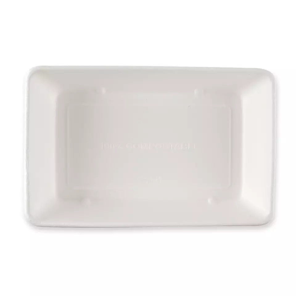 NATUREStar 41144, Classico Organic Trays, 230 x 156 x 45 mm, 1200 ml, Bagasse, image 4, gallery thumbnail