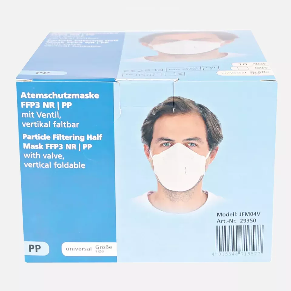 HygoStar 29350, FFP3 NR PP Respirators with Valve, Vertically Foldable, image 4, gallery thumbnail