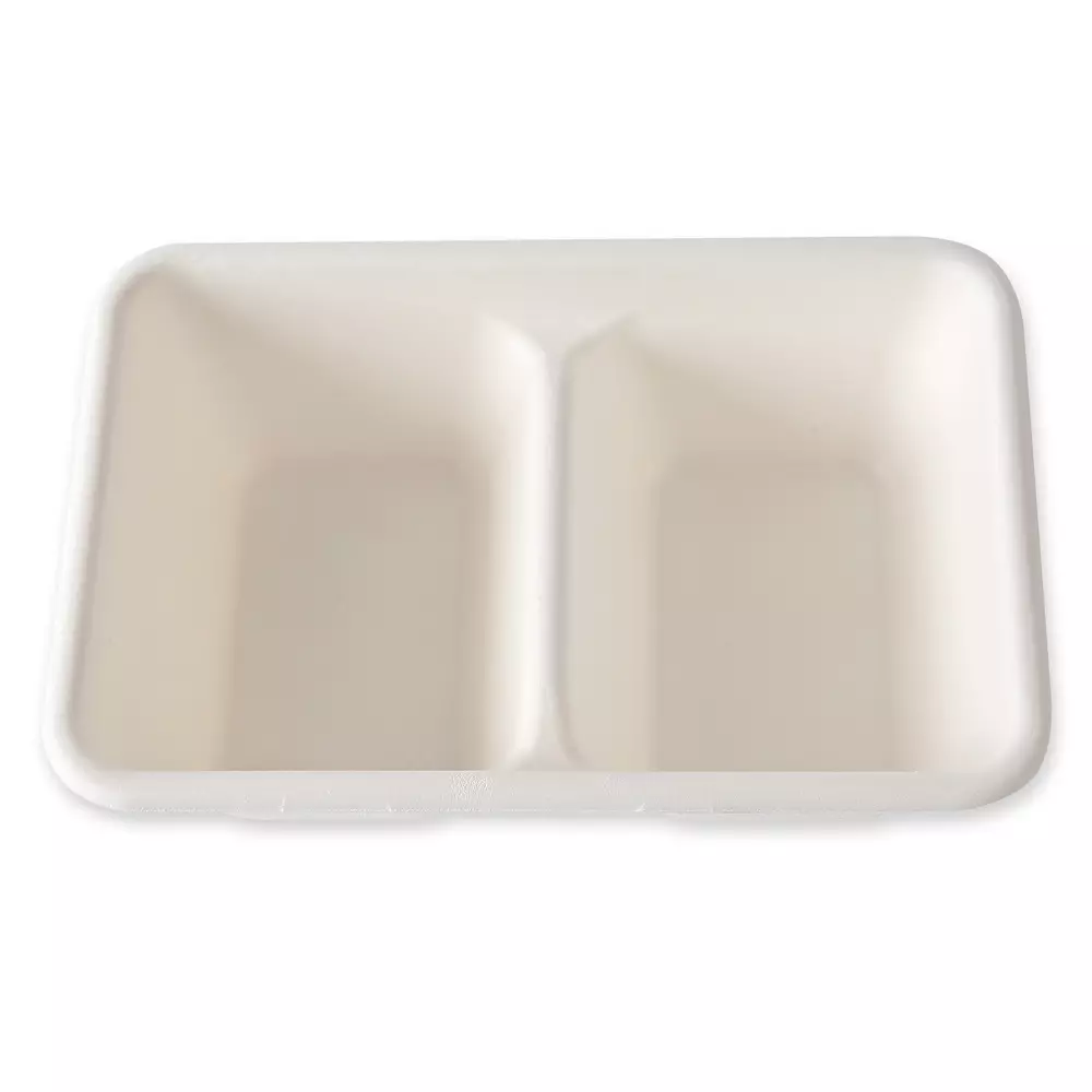 NATUREStar 41153, Organic Trays, 2 Compartments, Bagasse, 180 x 122 x 53 mm, 630 ml, image 3