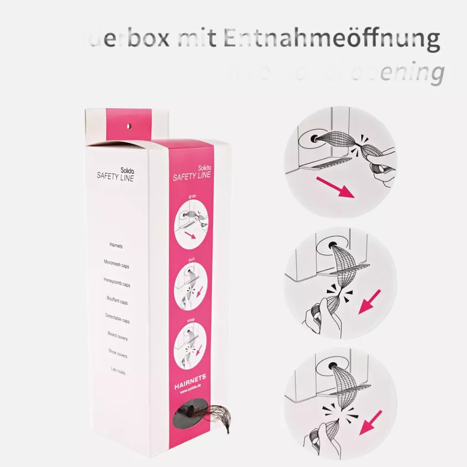 HygoStar 12482, Nylon Hair Nets, ø 58 cm, Brown, image 5, gallery thumbnail